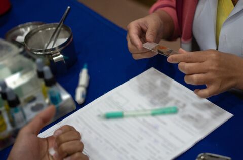 Donación de sangre para glucosa en diabetes